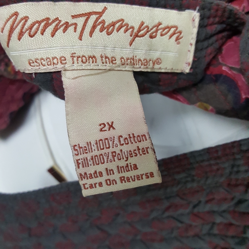 Norm Thompson quilted reversible jacket - Picture 8 of 8